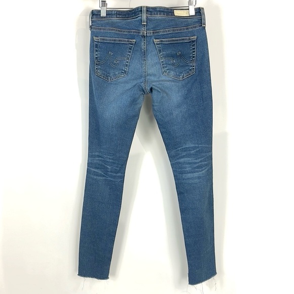 AG Adriano Goldschmied The Legging Ankle 14 Years Radiant Blue Step-Hem Jeans - Picture 3 of 12